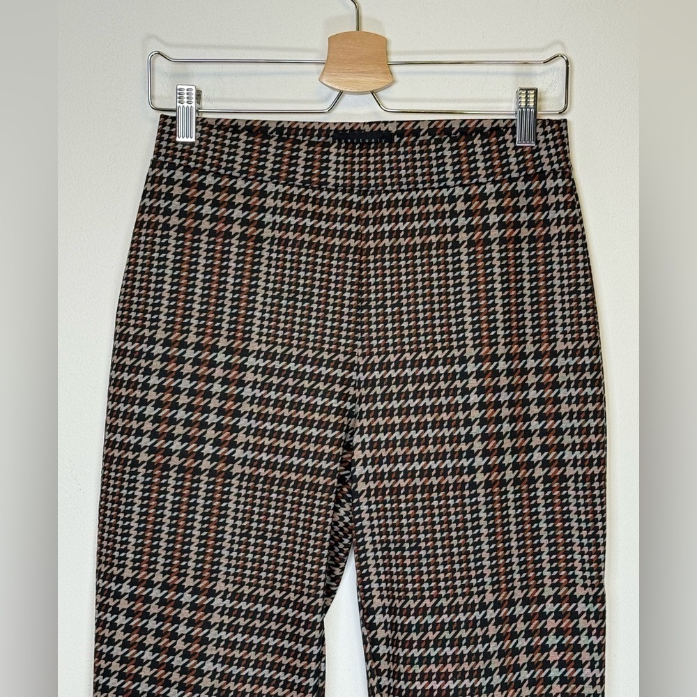 Sanctuary Carnaby Kick Crop Pant Semi High-rise Glen Plaid Women’s Size Medium - Picture 5 of 8